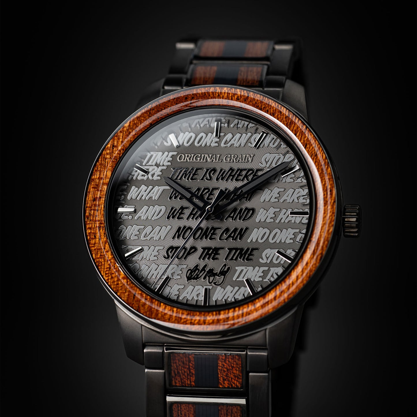 Bob Marley Time Ebony Wood Barrel 46mm