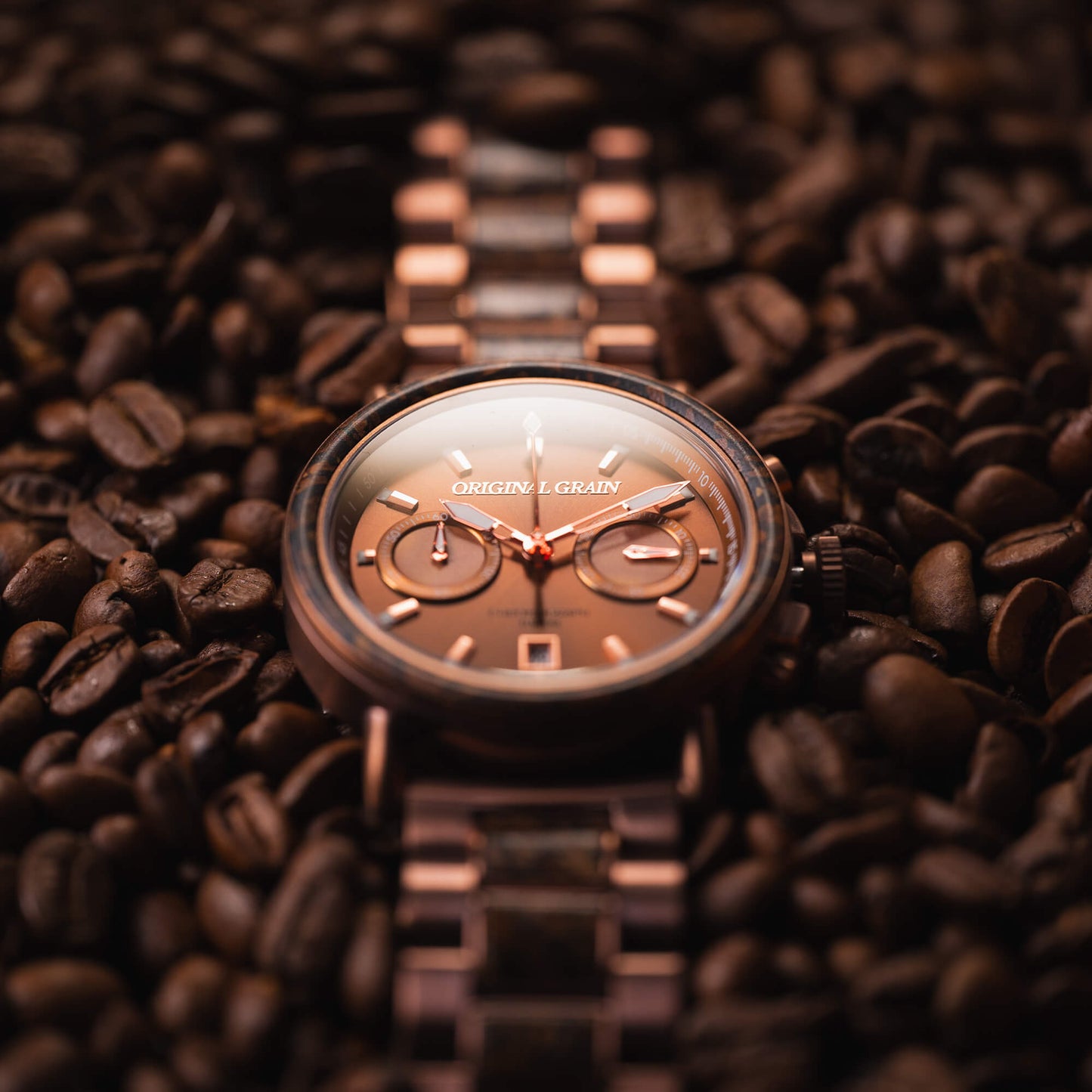 Coffee Espresso Resin Chrono 44mm