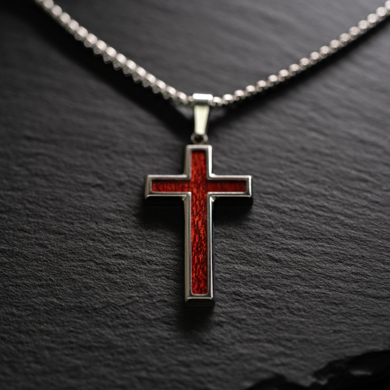 Buy INSPIRED BY YOU. Rhodium Plated Sterling Silver Simulated Ruby and  Cubic Zirconia Cross Necklace for Women 20 - 24 Inch ( Red Cross ) Online  at Lowest Price Ever in India |