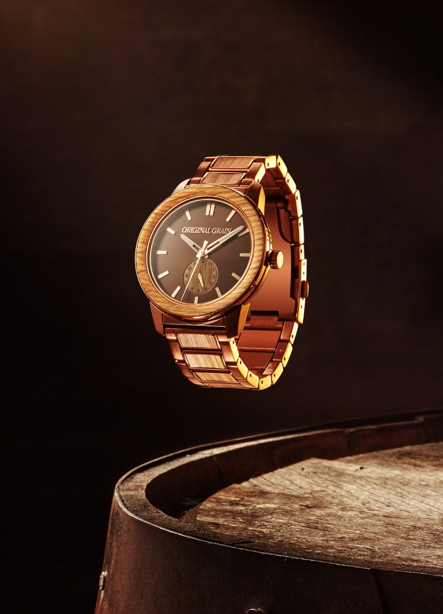 The Minimalist Watch From Original Grain Is Handcrafted With Exotic  Hardwood | Cool Material