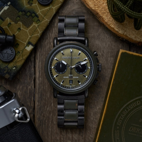 Handcrafted Wood and Steel Watches. Made for Time Well Spent 