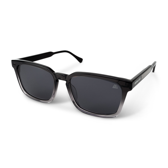 Sunset Grey oak Transparent Black Sunglasses