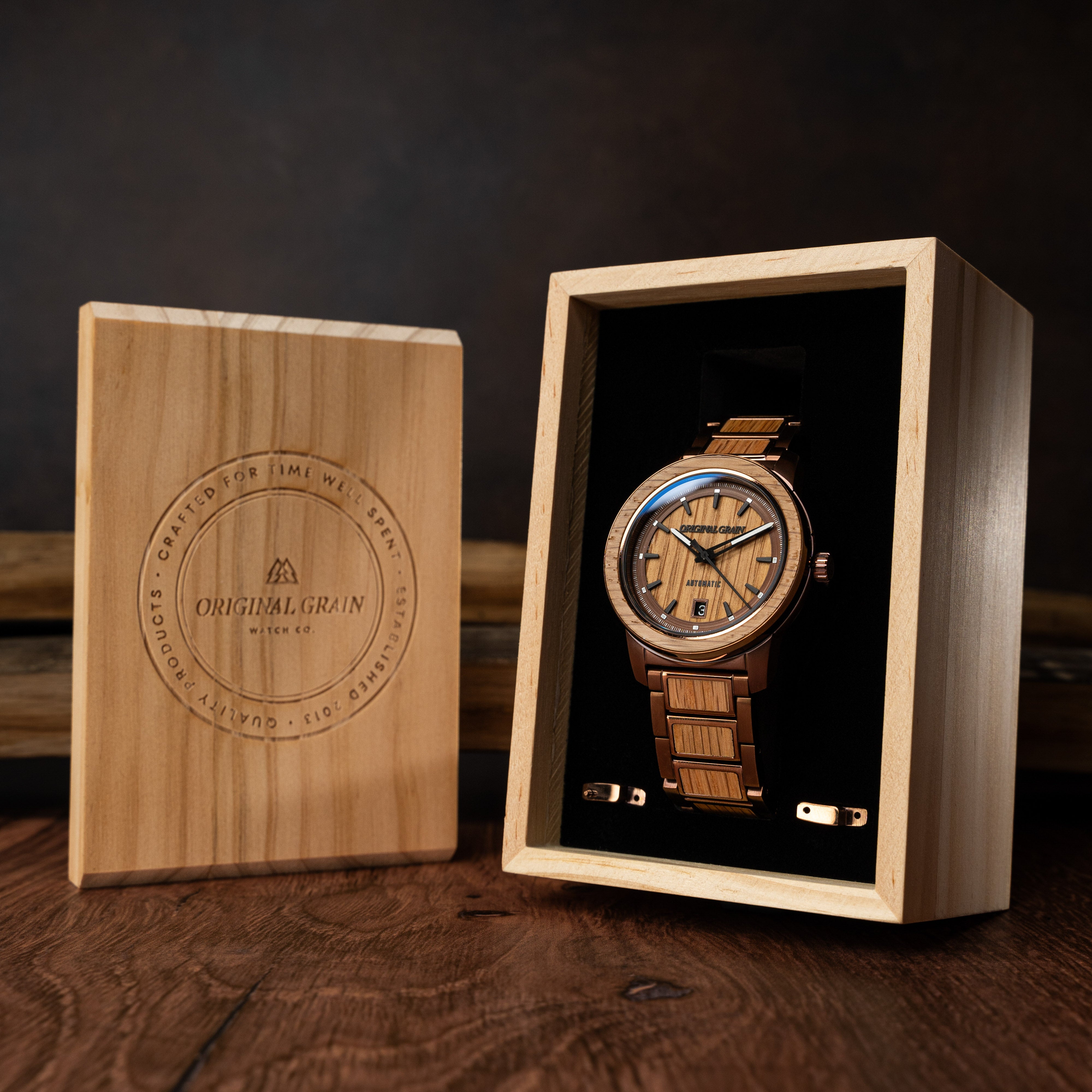 Whiskey wood clearance watch