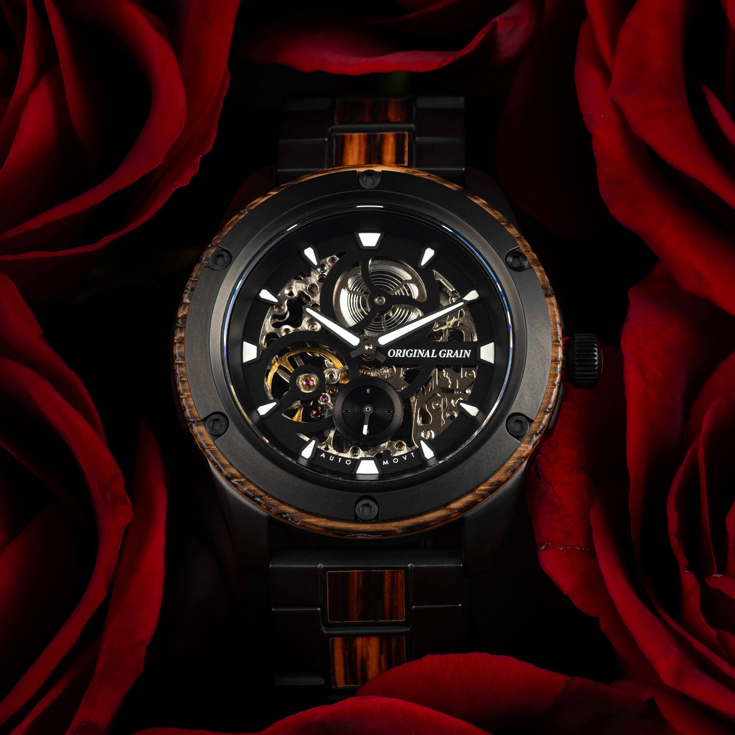 Whiskey Black Rugged Automatic 44mm