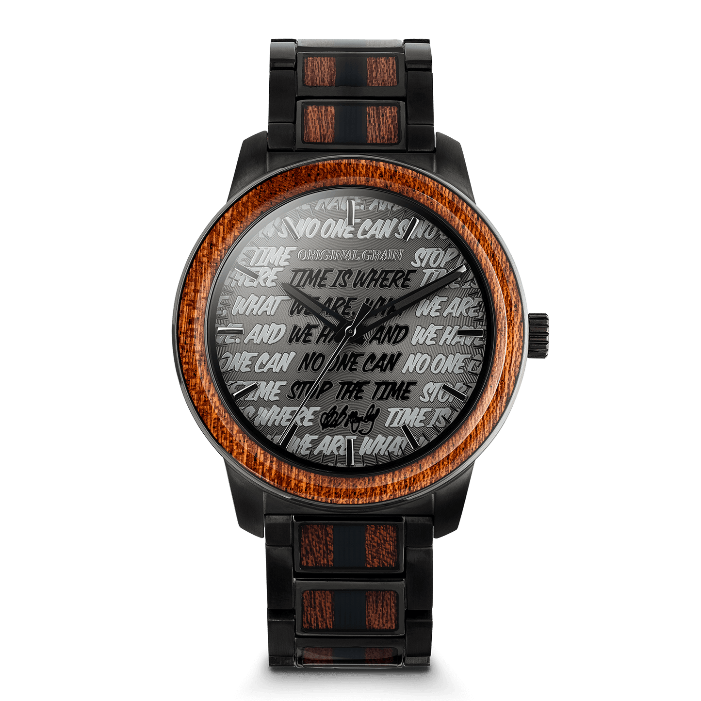 Bob Marley Time Ebony Wood Barrel 46mm