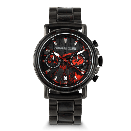 Forest Fire Red Chrono 44mm