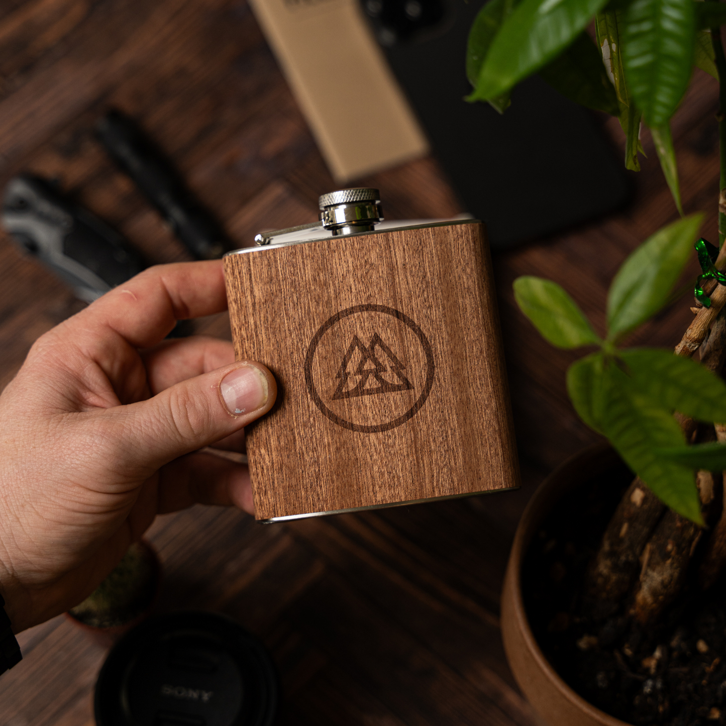 OG Sapele Flask