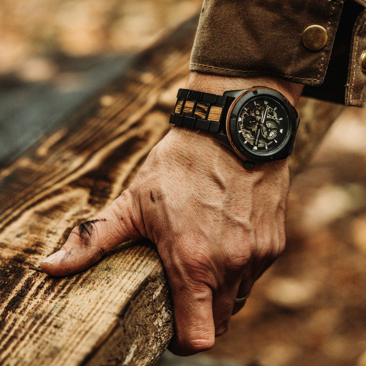 Whiskey Black Rugged Automatic 44mm