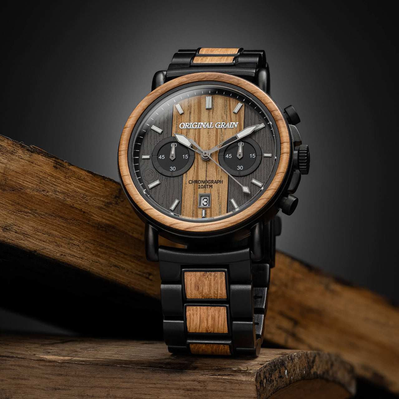 Whiskey Black Chrono 44mm