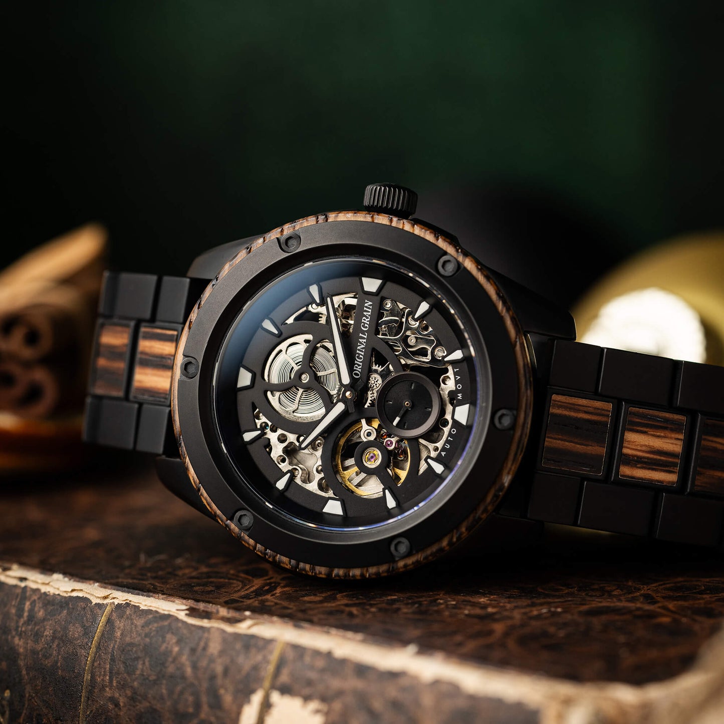 Whiskey Black Rugged Automatic 44mm